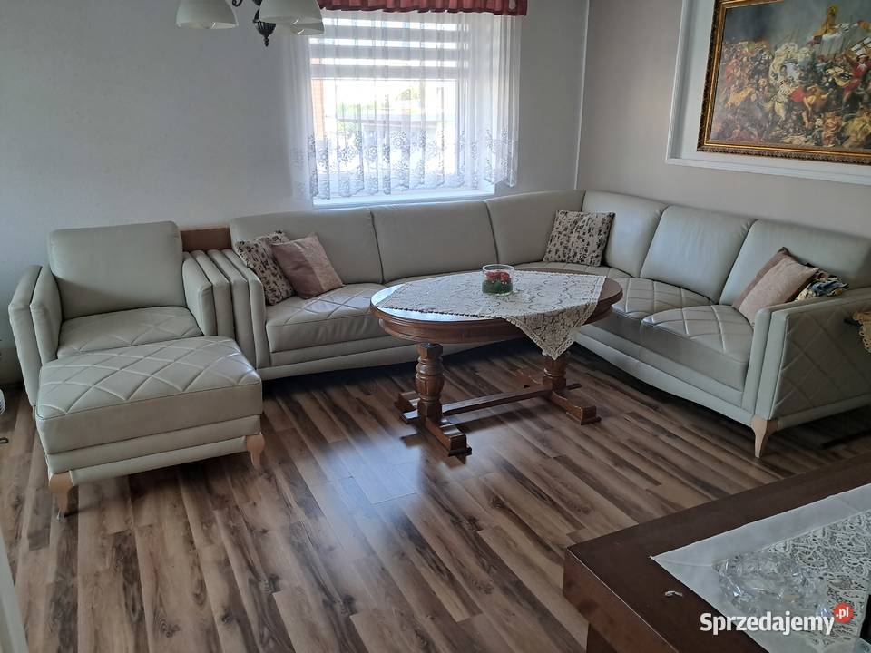 Sprzedam zestaw ze skóry naturalnej Stan BD skóra naturalna Reda