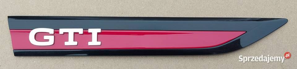 LISTWA EMBLEMAT NA BŁOTNIK GTI PRAWY VW GOLF Mielęcin