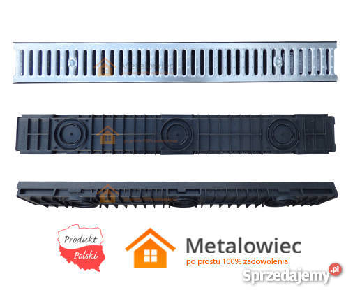 Odwodnienie liniowe KANAŁ Korytko z Tworzywa Materiały budowlane Włocławek