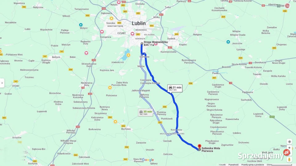 Domsiedlisko na wsi 35 Lublina Sobieska Wola Pierwsza