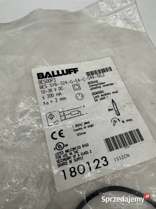 Balluff BES00P3 BES 516 324 G E4 C S49 00 2 Pozostałe mazowieckie Warszawa