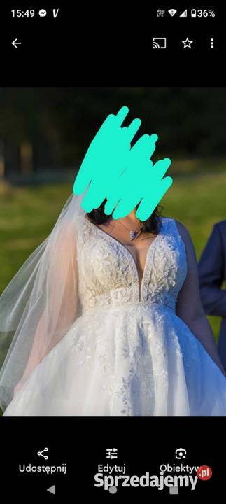 Suknia ślubna księżniczka Miedźna