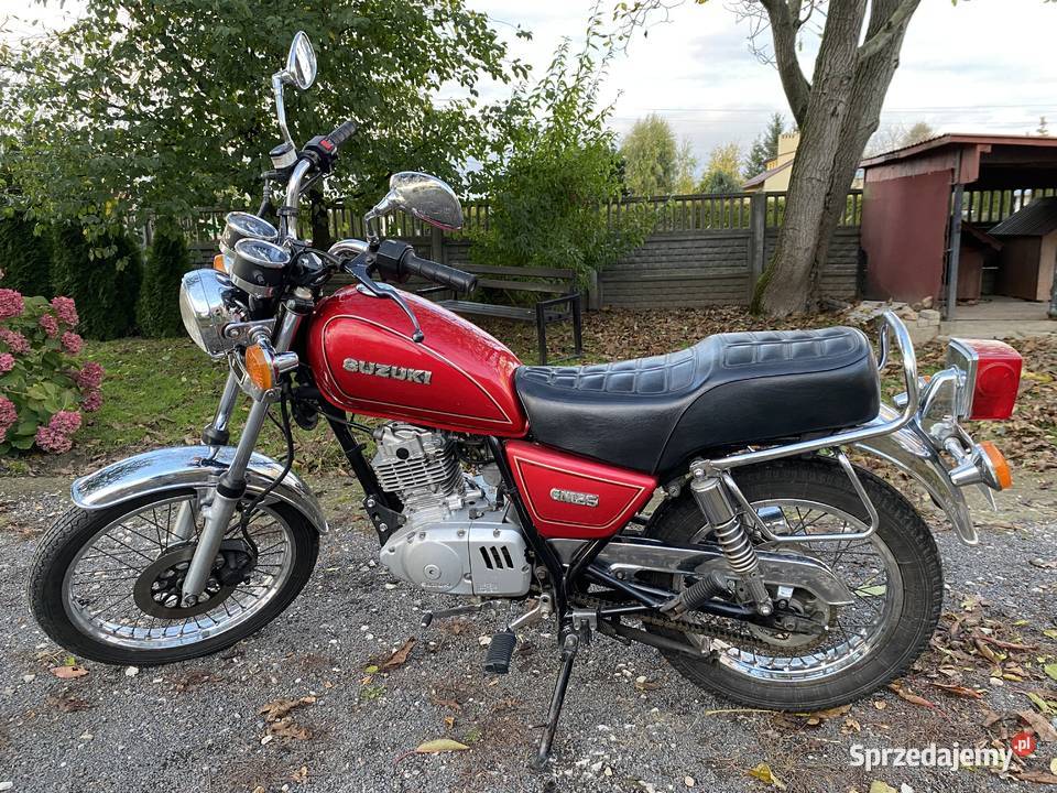 Motocykl Suzuki gn 125 1997 kat b nieuszkodzony