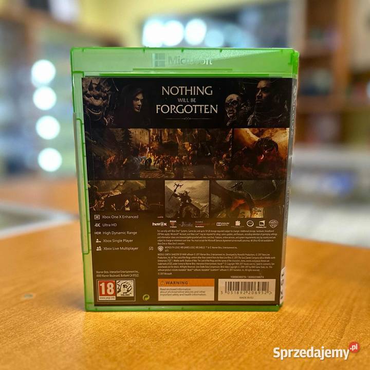 Gra na Xbox One Middle Earth Shadow Of War sprzedam
