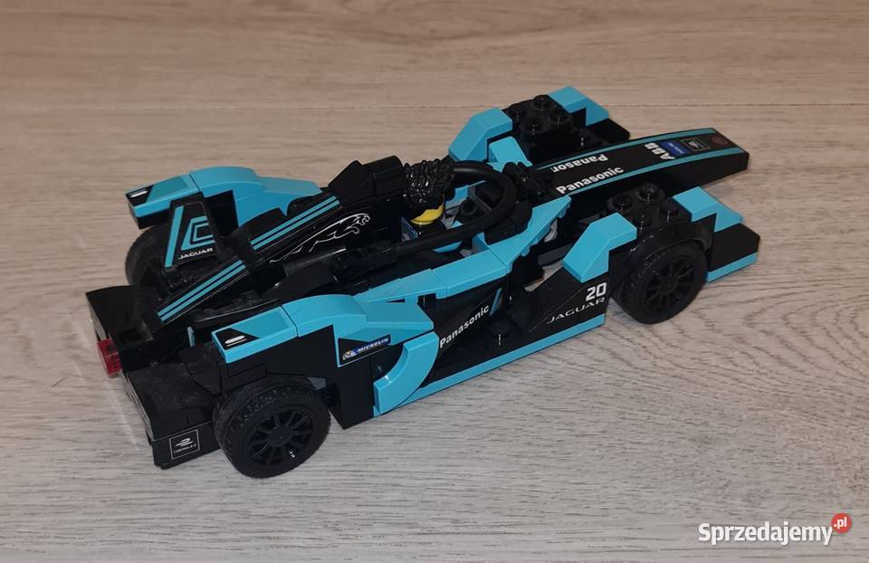 Klocki Lego Jaguar I Pace e Trophy wyścigówka Plastik  Klocki Łódź