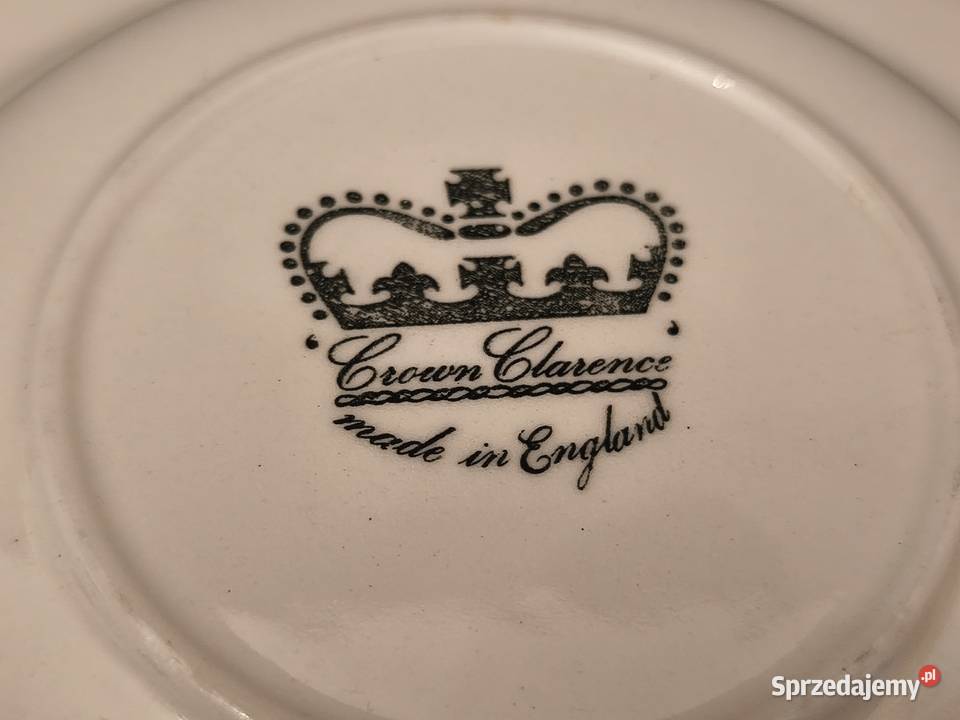 Talerz obiadowy głęboki angielski Crown Clarence Chełm sprzedam