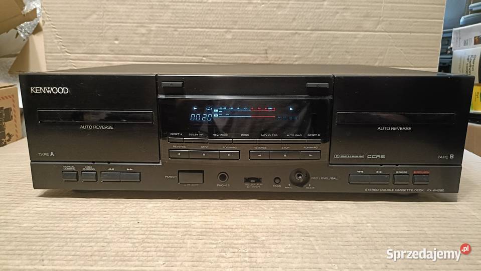 KENWOOD KXW4080 Magnetofon dwukieszeniowy Audio Poznań