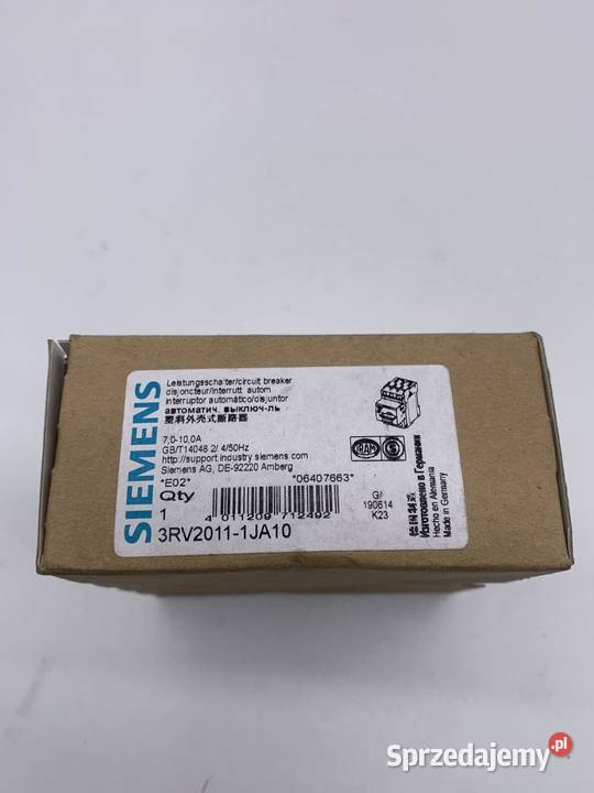 Siemens 3RV20111JA10 Rozłącznik mazowieckie Warszawa