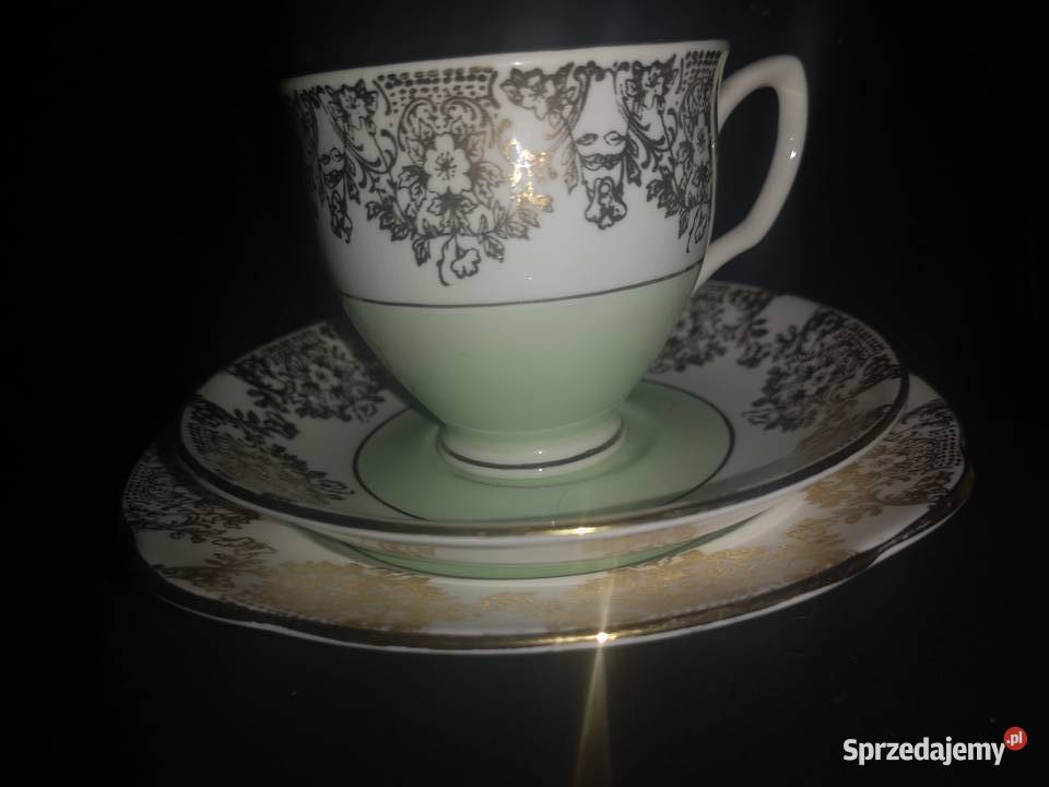 Filiżanka z talerzykiem DIAMOND ENGLAND Gdańsk