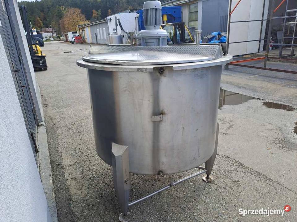 Zbiornik nierdzewny z mieszadłem 1500 L PIERRE Stary Sącz