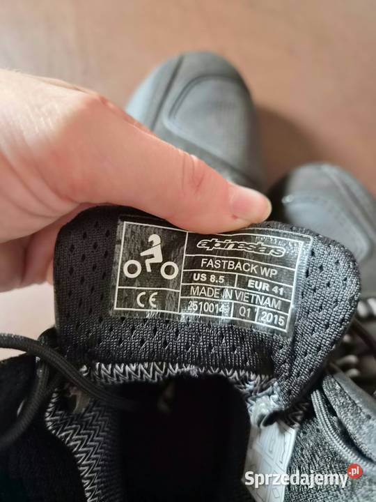 Buty motocyklowe Alpinestars Fastback WP rozmiar Wieluń