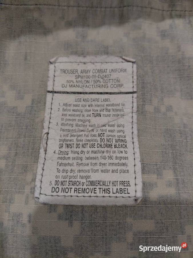 Spodnie ACU UCP Large Short Wrocław