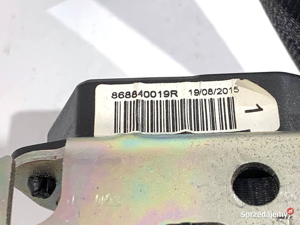 PAS BEZPIECZEŃSTWA PRAWY PRZÓD RENAULT MASTER osobowe podkarpackie