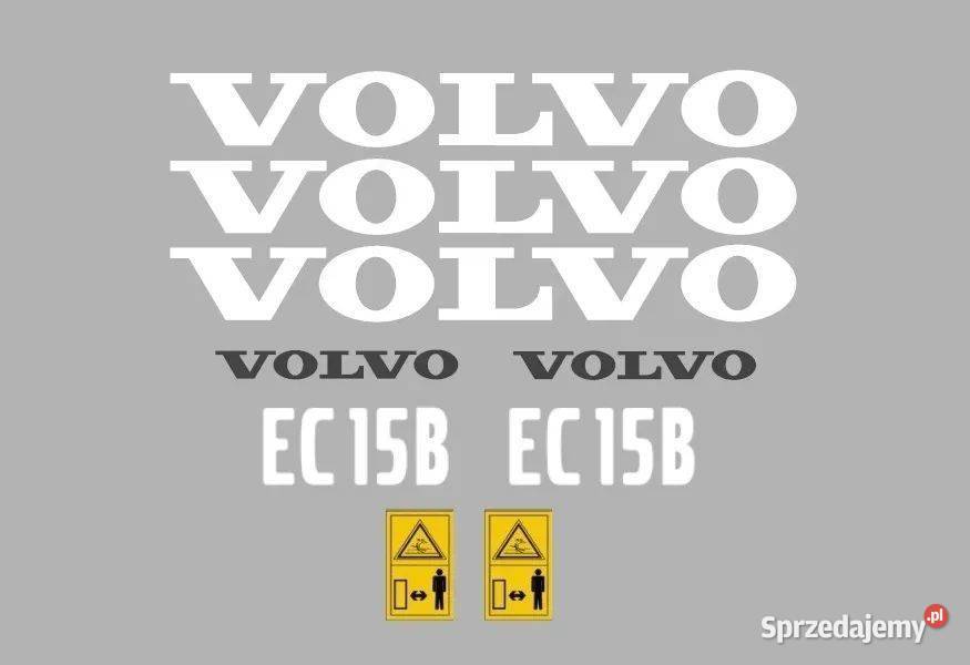 Naklejki oklejenie VOLVO EC 15 18 25 35 45 Janików