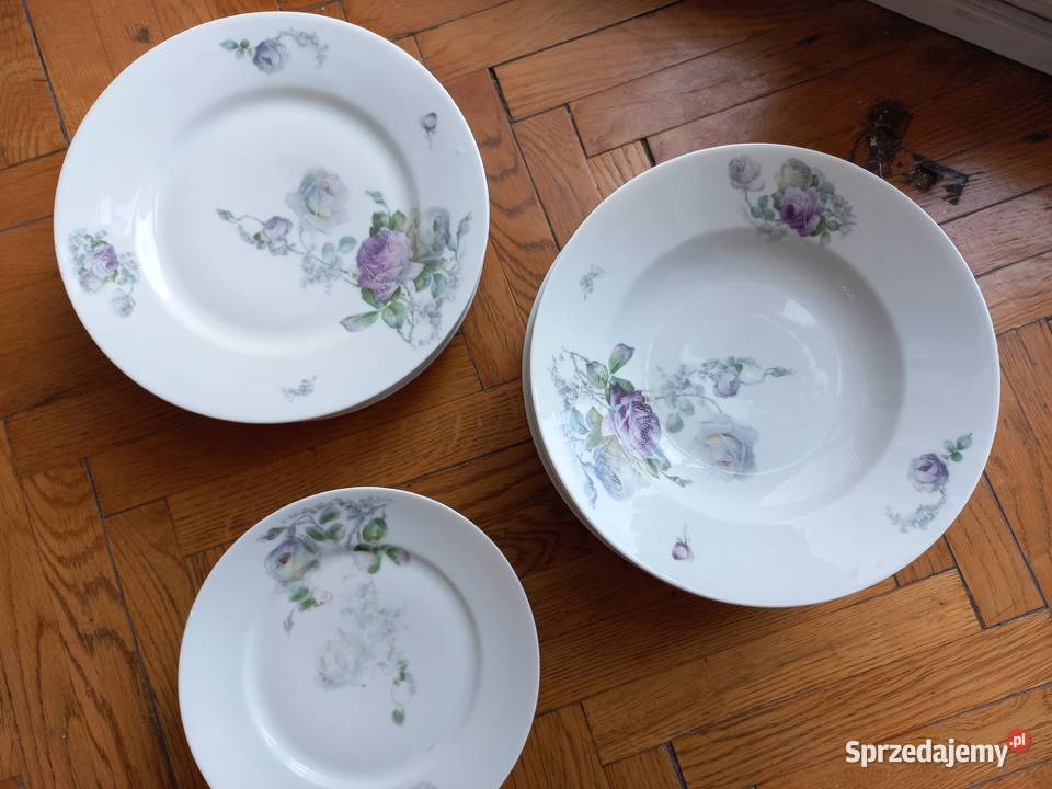 Zabytkowy zestaw porcelany niemieckiej firmy mazowieckie Piastów