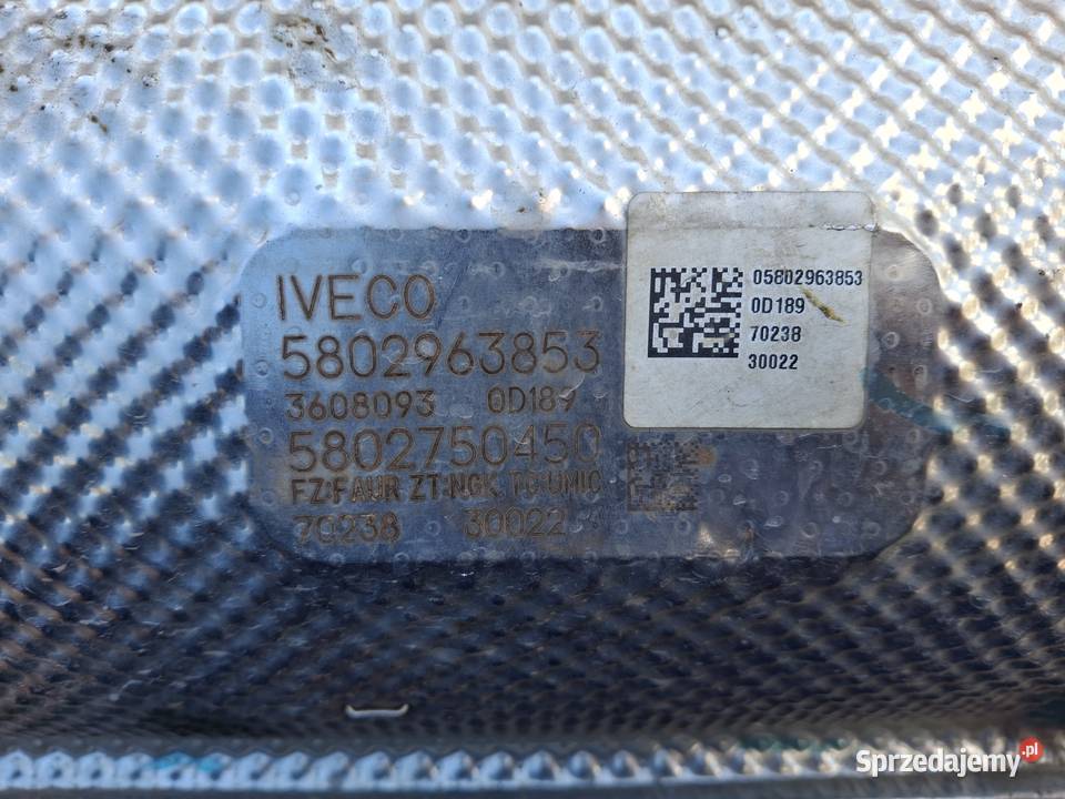 IVECO DAILY EURO 6 DPF KATALIZATOR FILTR CZĄSTEK Bieleń