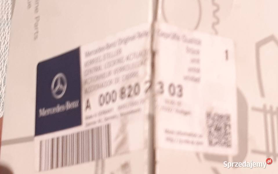 SIŁOWNIK KLAPKI PALIWA MERCEDES 0008202303 Mielęcin