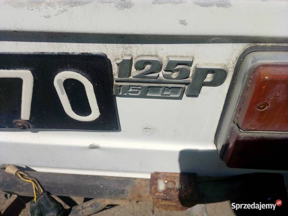 Fiat 125 p HAK Holowniczy PRL 1983 pr Jarosław
