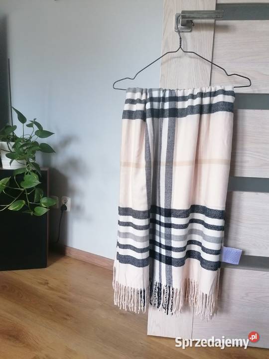 Narzutka szal w kratkę dolnośląskie Wrocław sprzedam