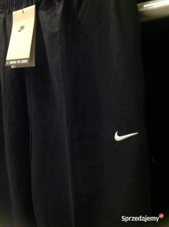 Spodnie Nylonowe Dresowe Damskie NIKE M Czarne Nowa Sól sprzedam