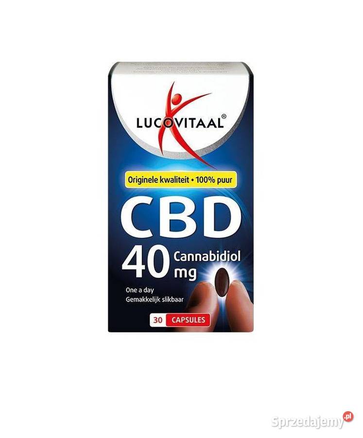 Lucovitaal Olej konopny w kapsułkach CBD 40mg łódzkie Łódź