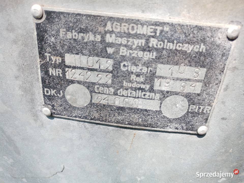 Rozsiewacz lej stan nieuszkodzony mazowieckie Żelechów