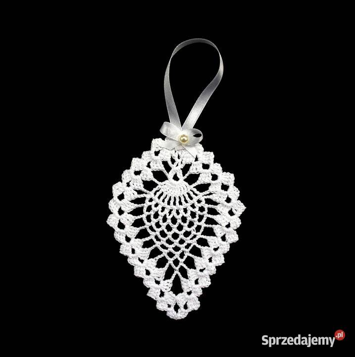 Zawieszka ozdoba szydełkowa 10x65 NA ZAMÓWIENIE inny kolor Kluczbork