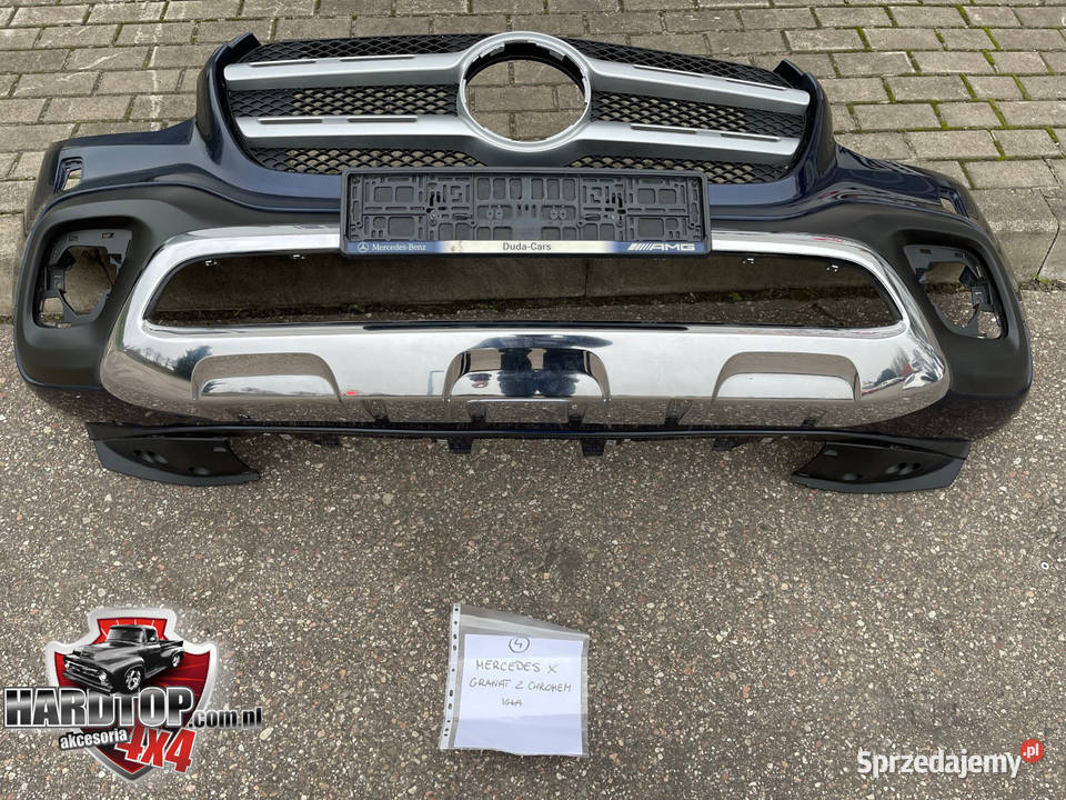 ZDERZAK Mercedes X 2018 CHROM Oryginalny 4 Pasłęk sprzedam