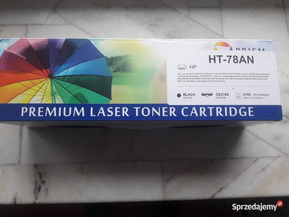 PREMIUM LASER TONER CARTRIDGE HT78AN CZARNY Elektryczne Ciechanów sprzedam