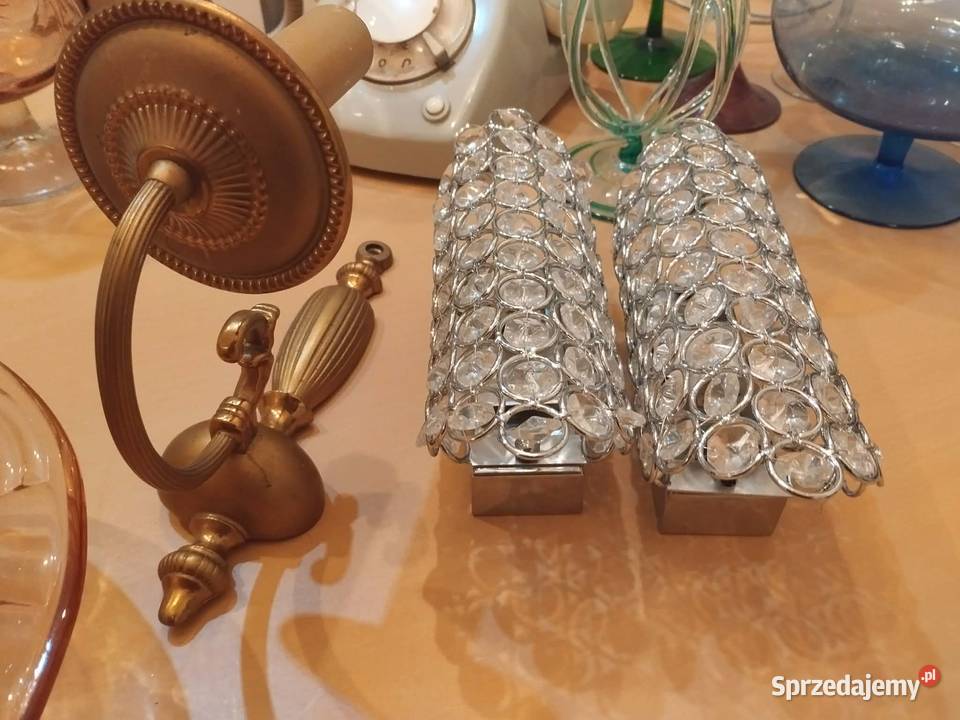 wyprzedaż różności szkło kinkiet telefon i inne