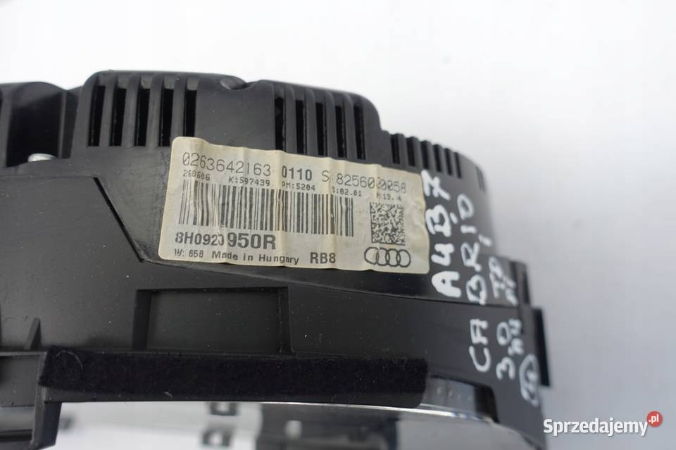 Audi A4 B7 Cabrio 30 TDI ZEGAR LICZNIK sprzedam