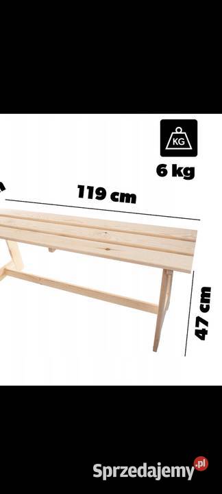 Ławka ogrodowa drewniana wysyłka Żnin