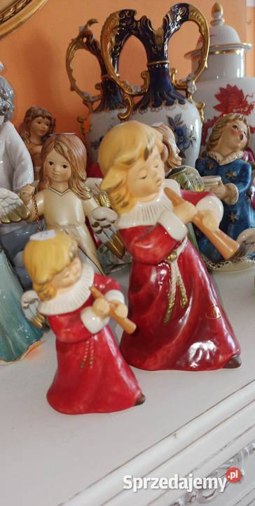 Anioł zamyślony Figurka GOEBEL Weihnacht Boże Gdańsk