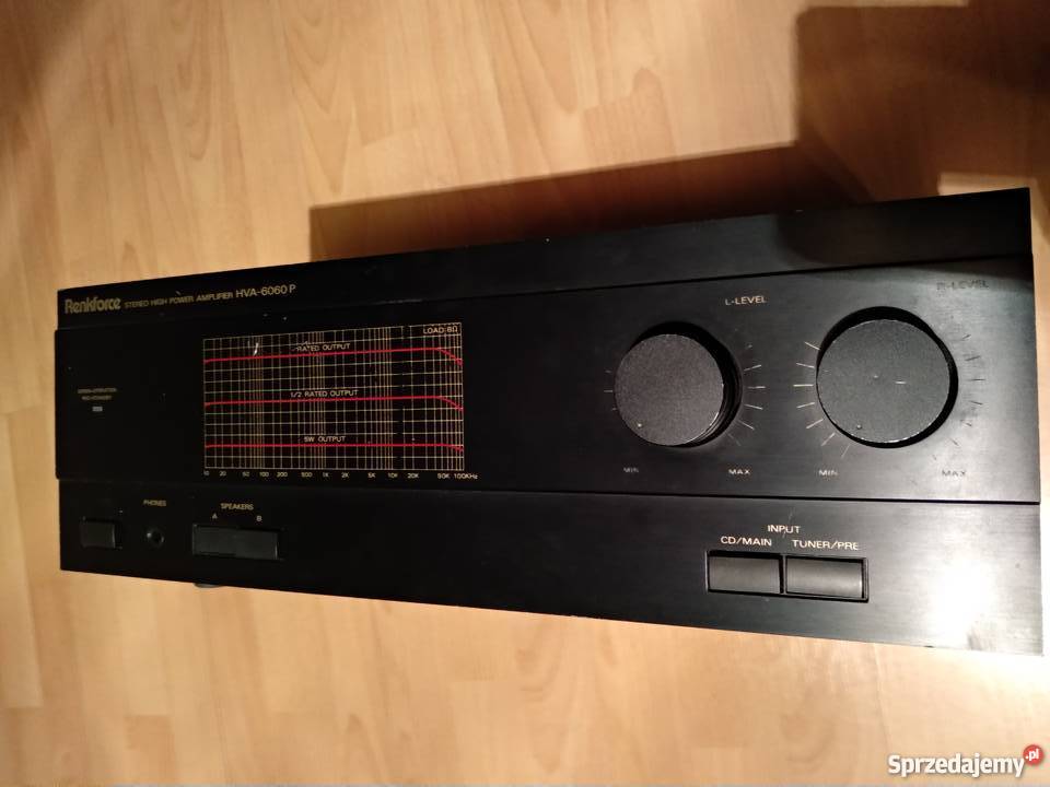 Wzmacniacz końcówka mocy Renkforce HVA6060p Wzmacniacze i pokrewne śląskie Chorzów