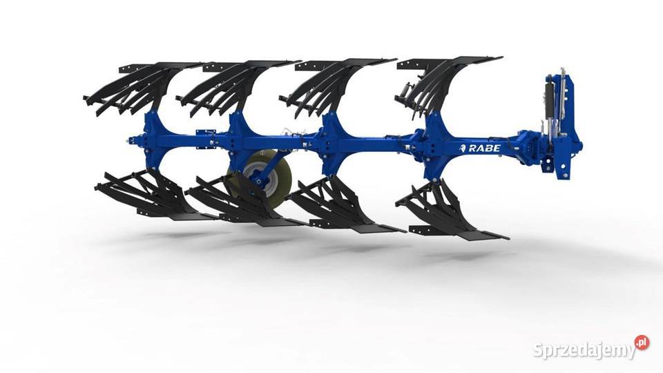 Pług obrotowy RABE niemiecki 4 skibowy obracalny Łowicz