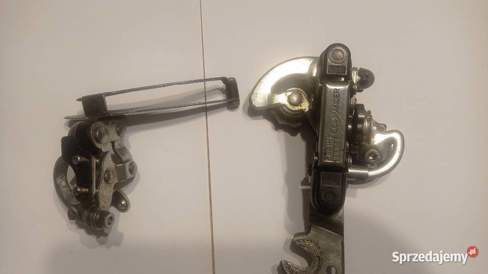 Przerzutki Comander Sachs retro tył i przód Wołów