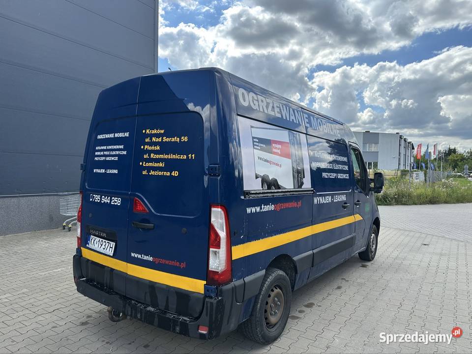 Renault master L3H2 z podestem wyładowawczym system Start-Stop Kraków sprzedam