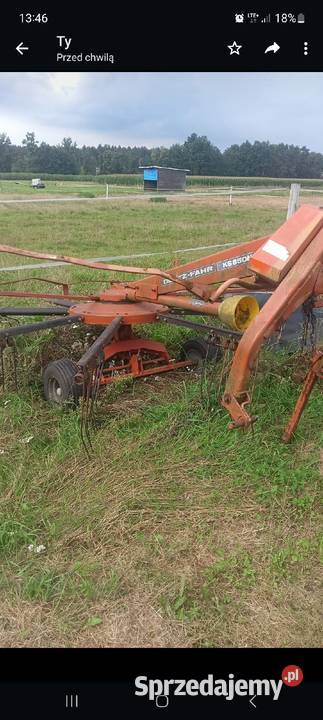 Zgrabiarka DeutzFahr ks85dn opolskie Walidrogi sprzedam