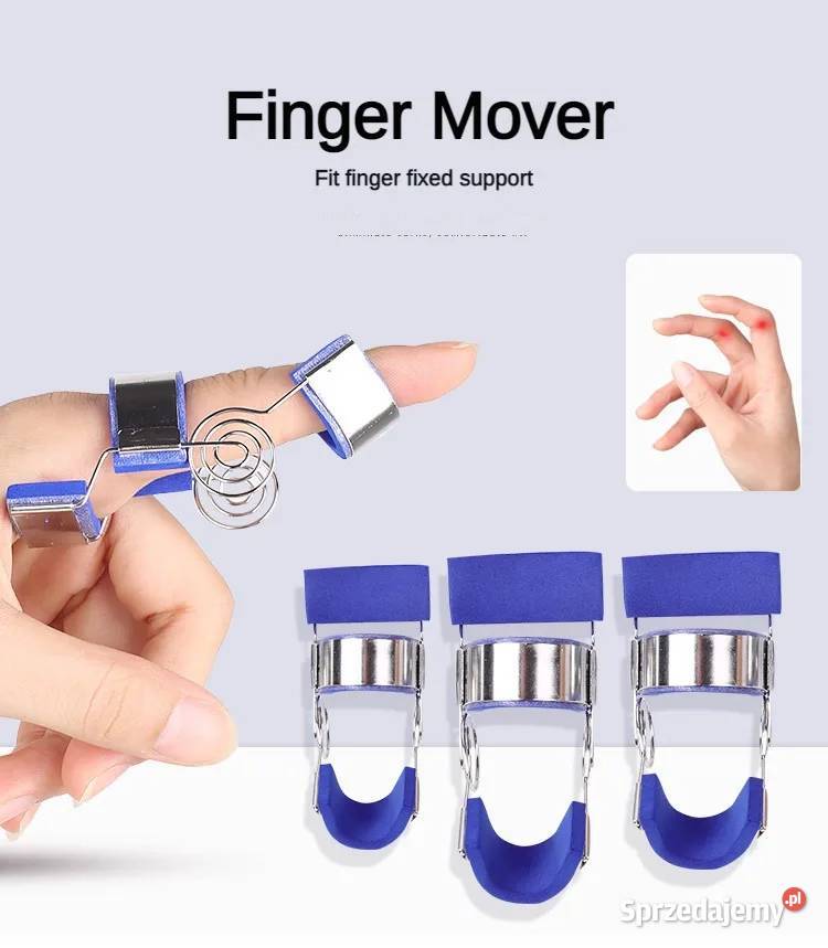 Orteza palca u dłoni Rehabilitacja Trening palca Sprzęt rehabilitacyjny i ortopedyczny Płock