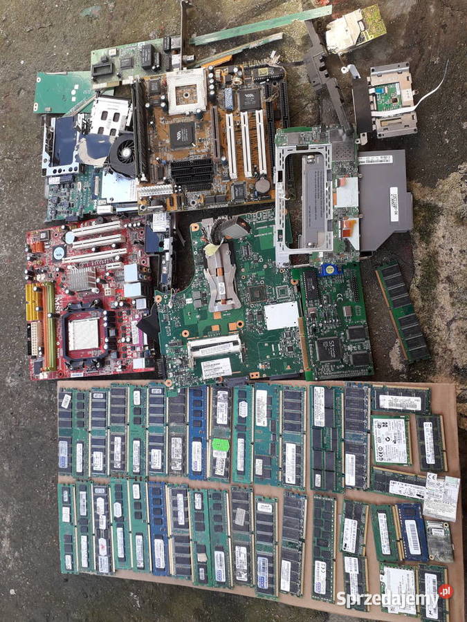 Pamięć ram złom elektroniczny złoto płyta główna Częstochowa