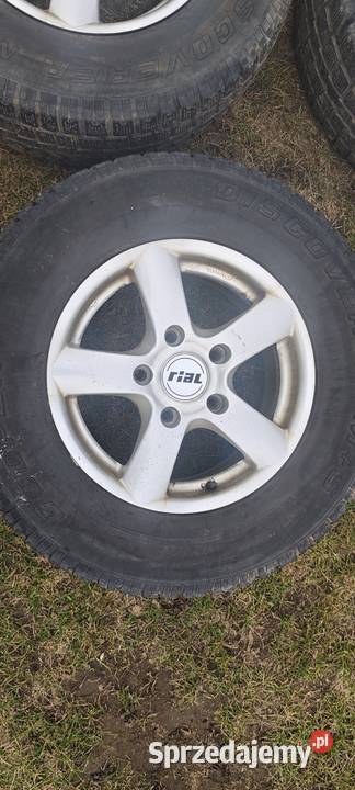 Felgi Rial 16 rozstaw 1397 auta terenowe Samochodowe Godków