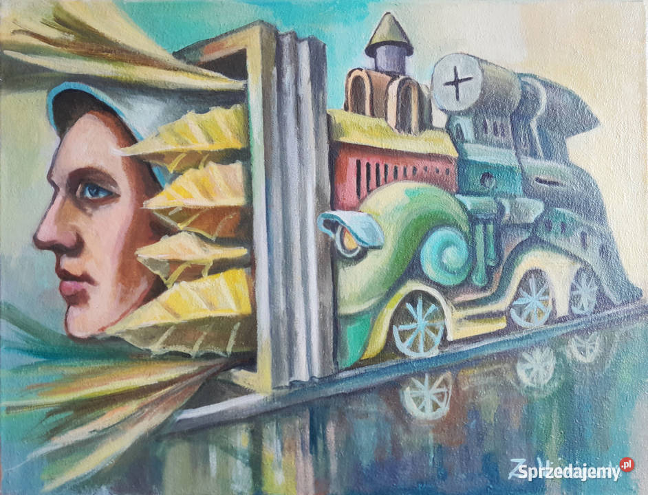 Obraz olejny surrealistyczny Bielsko-Biała sprzedam