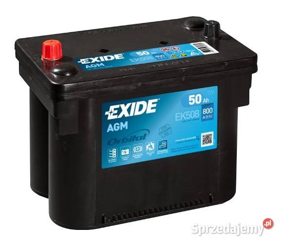 Akumulator Exide Orbital AGM STARTSTOP EK508 osobowe Wałbrzych
