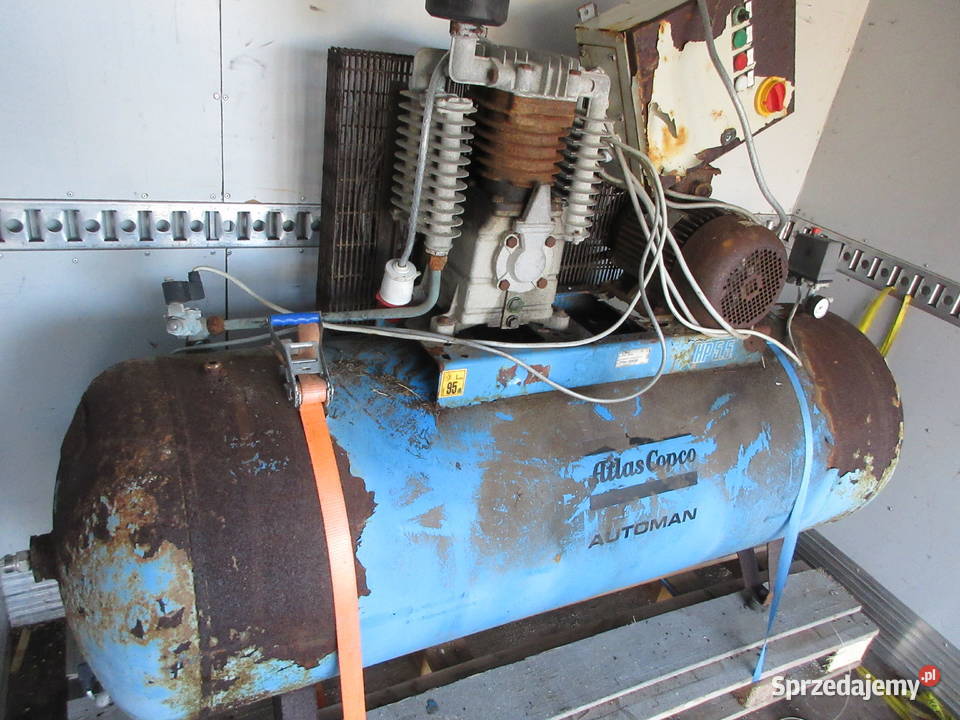 KOMPRESOR SPRĘŻARKA ATLAS COPCO AUTOMAN Narzędzia warsztatowe Wąchock