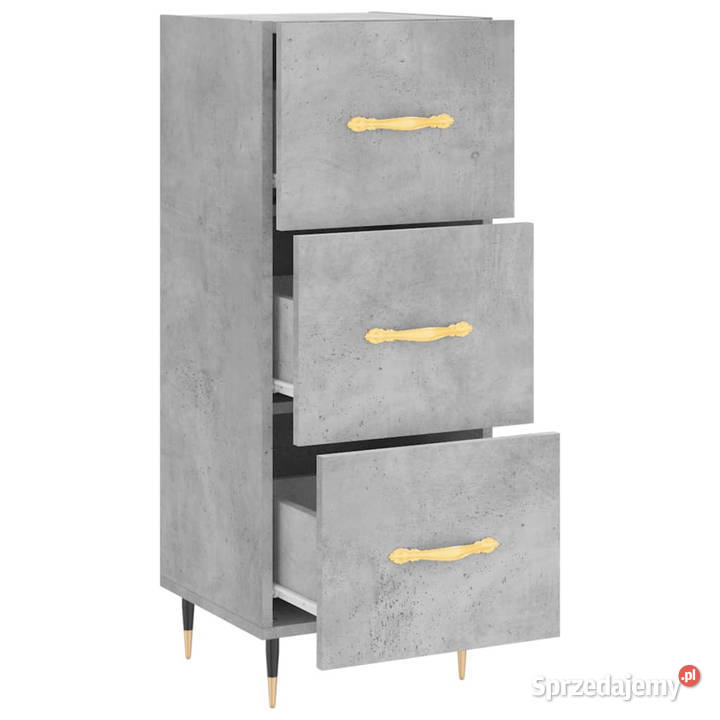 Szafka szarość betonu 345x34x90 materiał mazowieckie Warszawa sprzedam