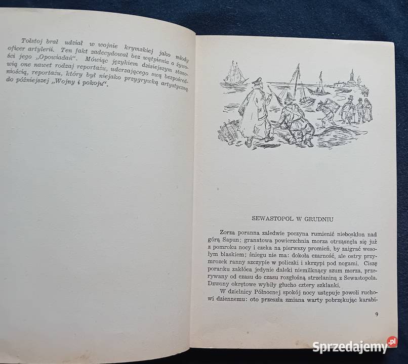 Lew Tołstoj Opowiadania sewastopolskie Wyd I Koźminek sprzedam