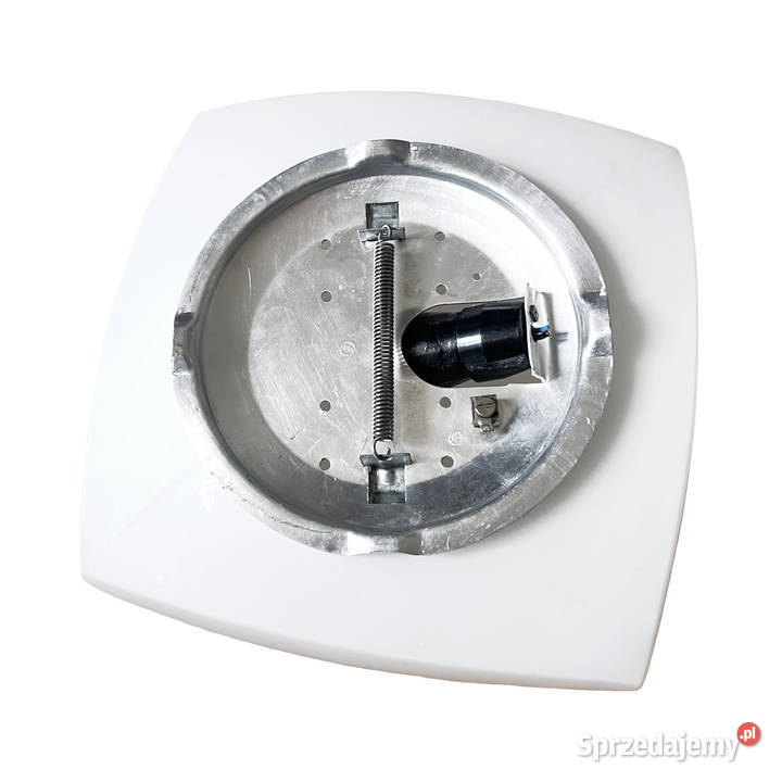 Biały szklany plafon Kamenick enov