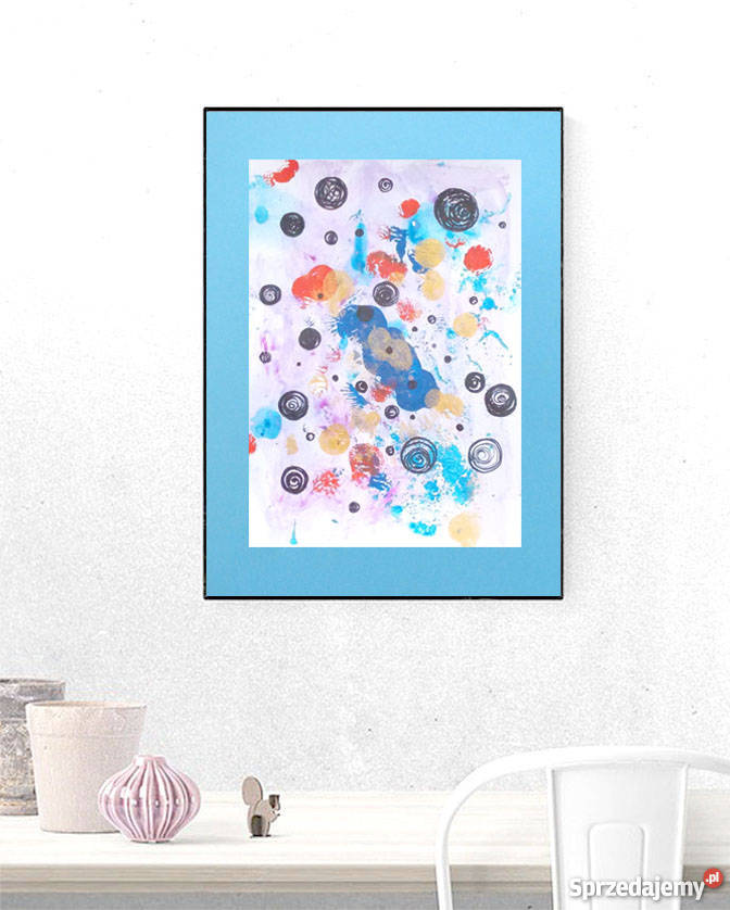 abstrakcja na ścianę minimalizm grafika rysunek