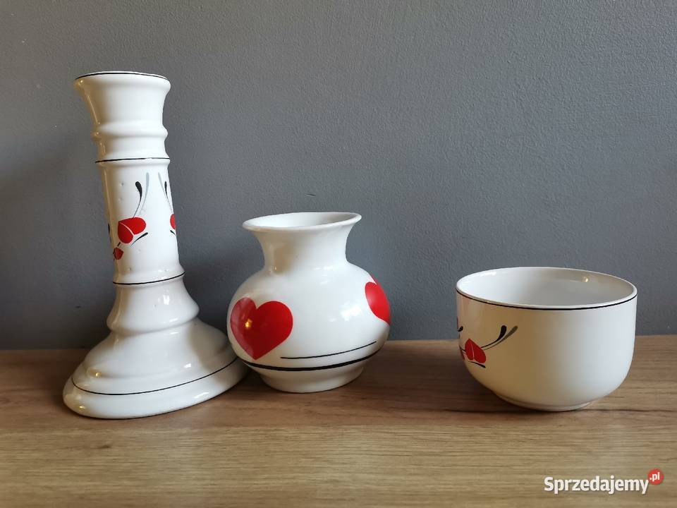 Stary świecznik wazon filiżanka porcelit Porcelana i szkło Katowice