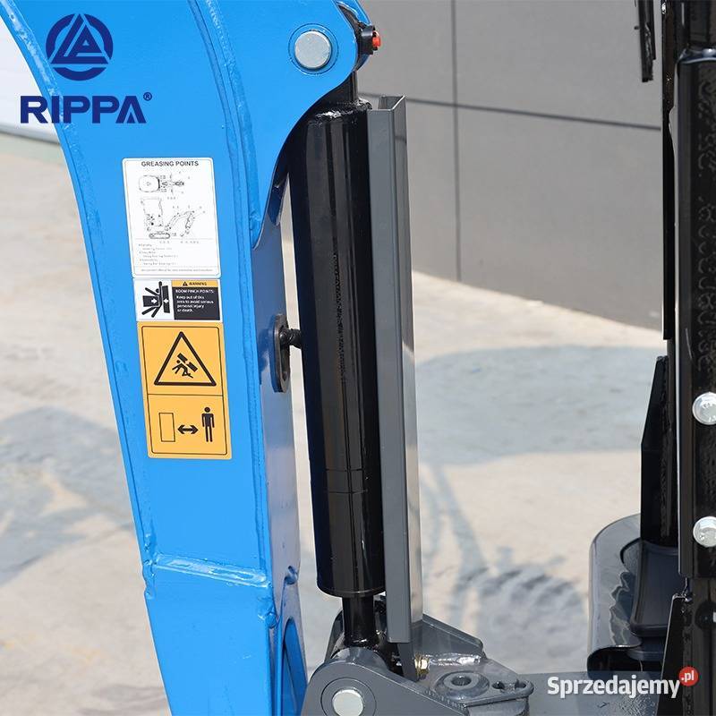Nowa Minikoparka RIPPA R10 ECO 1T Transport Wrocław